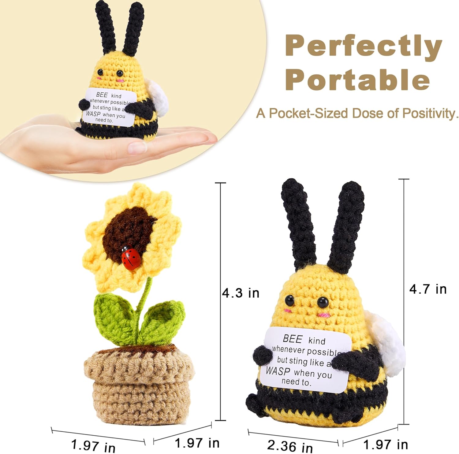 Funny Positive Energy Bee Doll - Home Textiles Europe recension och pris