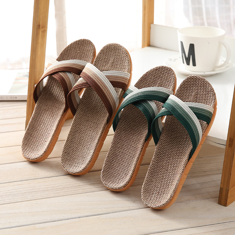 2026 New Linen Slippers for Me - Home And Textiles recension och pris
