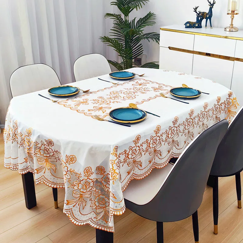 New PVC Oval Waterproof Tablec - Home Textiles Today News recension och pris