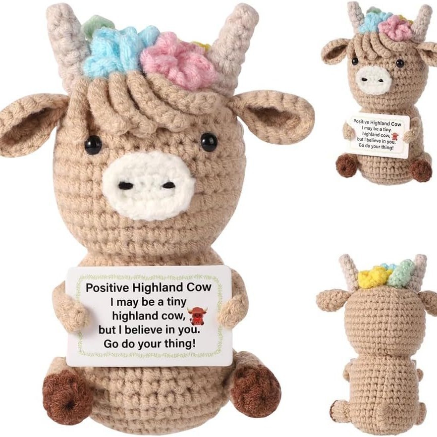 Crochet Emotional Cow Doll Dec - Home Textiles Europe recension och pris
