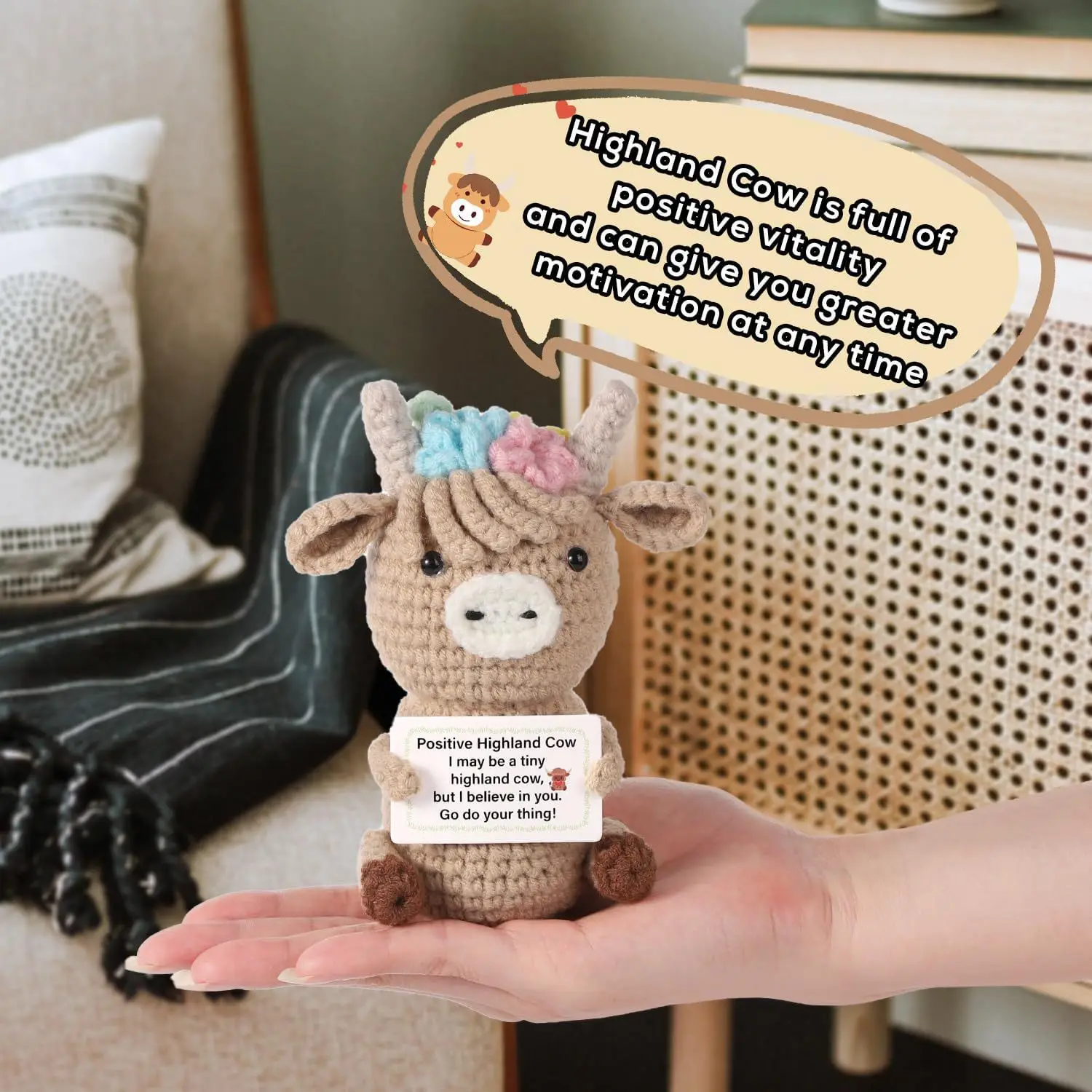 Crochet Emotional Cow Doll Dec - Home Textiles Europe recension och pris