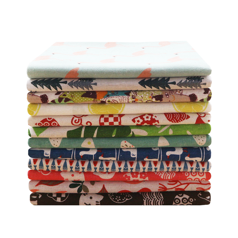 Flamingo Printed Cotton Linen  - Hot Home Of Textiles recension och pris