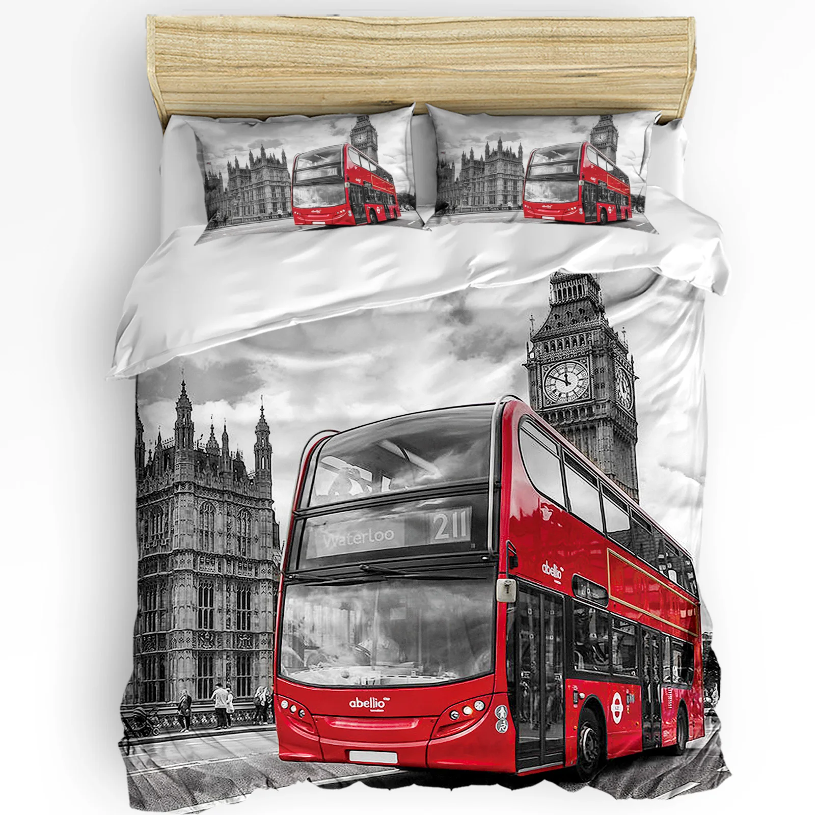 London Street Red Bus Big Ben  - Home Textiles London recension och pris