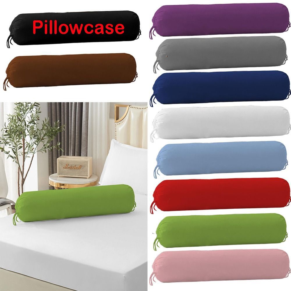Solid Color Long Cylindrical P - Bolster Pillow Long recension och pris