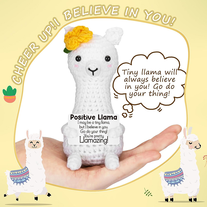 Funny Handmade Crochet Llama P - Home Textiles Europe recension och pris