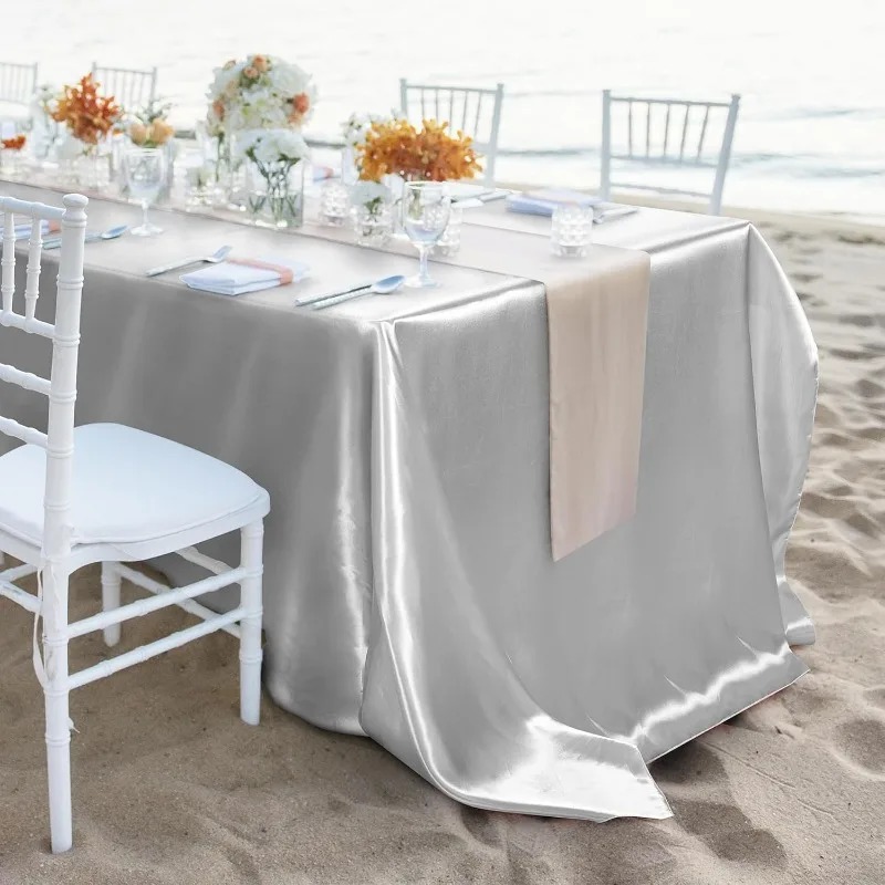 Satin Tablecloth Smooth Silky  - Home Textiles Today News recension och pris