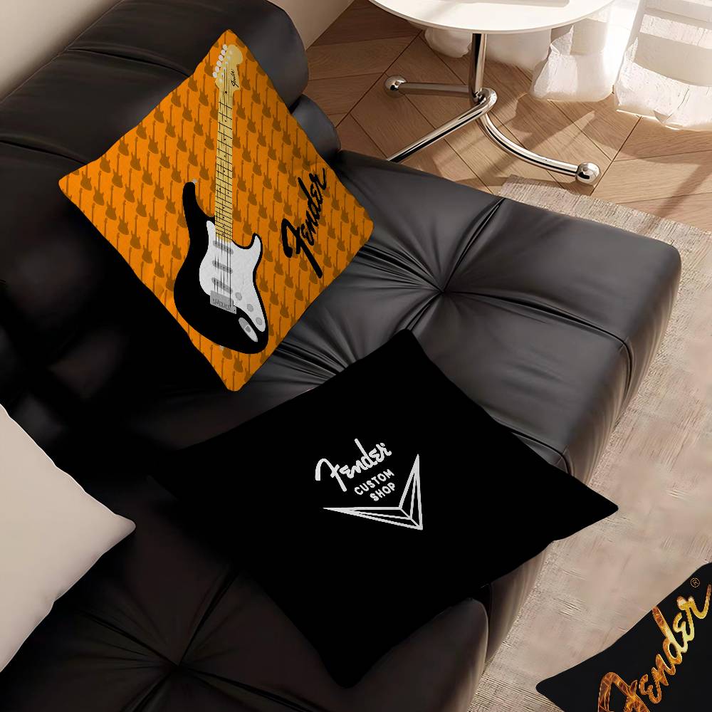 F-Fender Guitar Pillow Covers  - Quality Home Textiles recension och pris