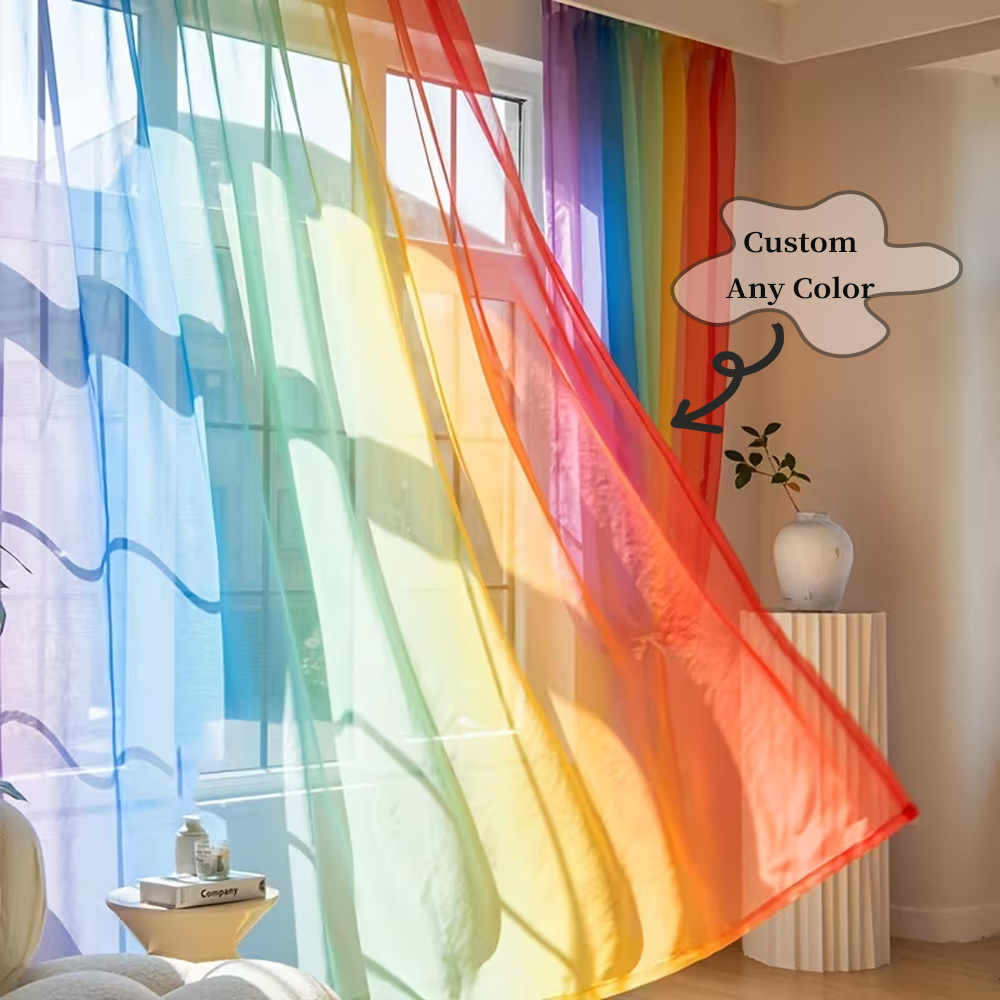 Custom 2D Flat 2pcs Sheer Curt - Home And Textiles recension och pris