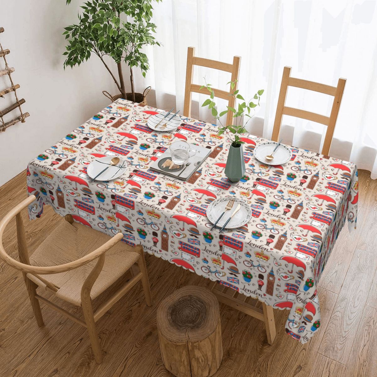 London Pattern Rectangular Tab - Home Textiles London recension och pris