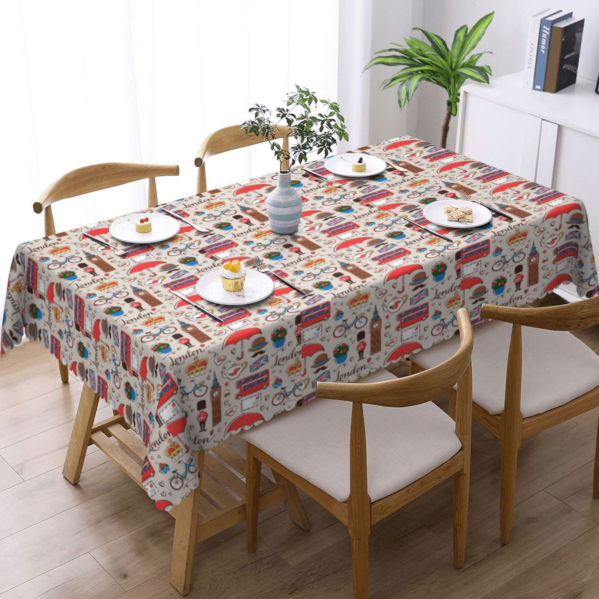 London Pattern Rectangular Tab - Home Textiles London recension och pris