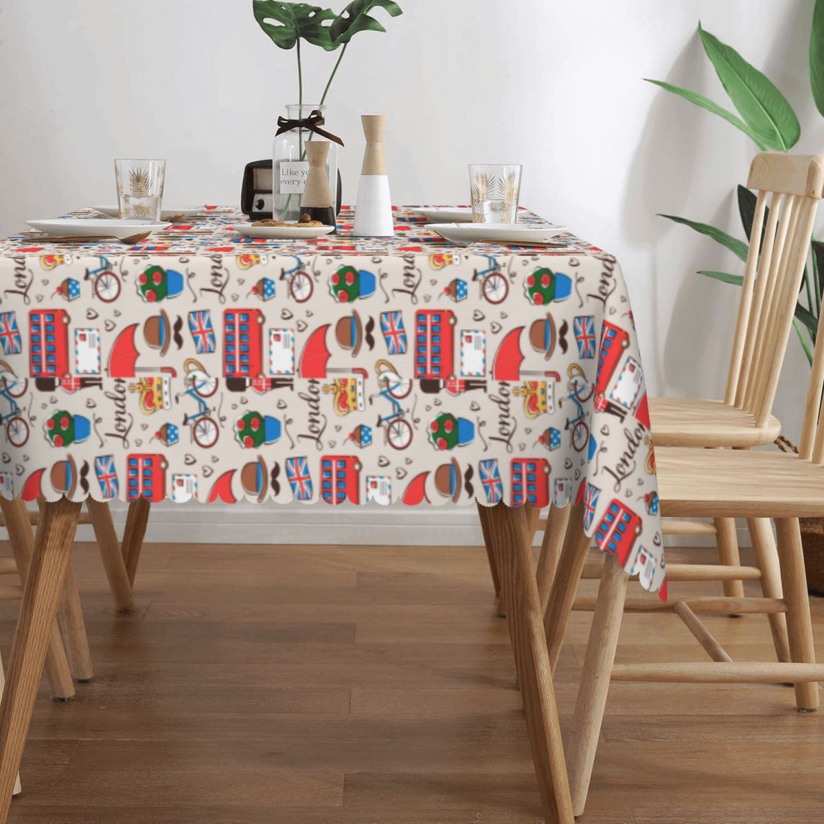 London Pattern Rectangular Tab - Home Textiles London recension och pris