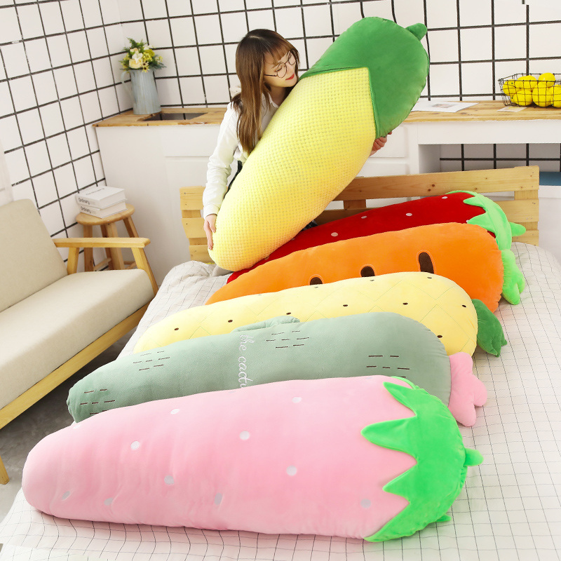 50/70/120CM Long Fruits Plush  - Bolster Pillow Long recension och pris
