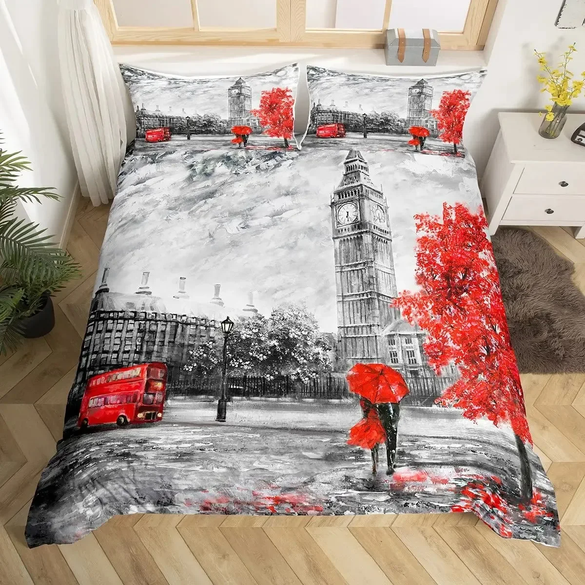 London Telephone Booth The Big - Home Textiles London recension och pris