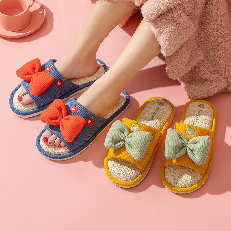 Comfort Linen Slippers for Cou - Home And Textiles recension och pris