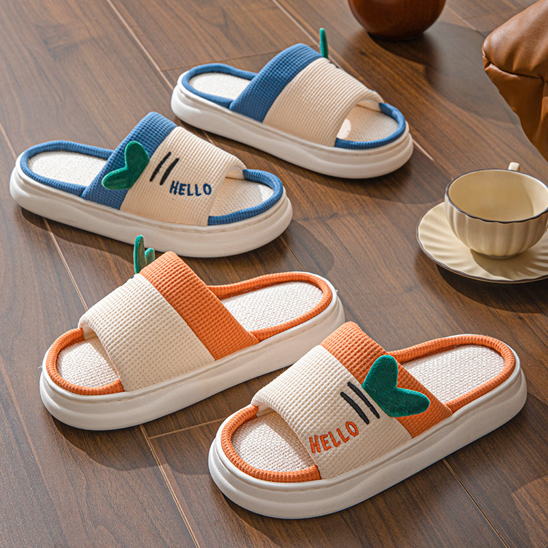 New Style Linen Slippers for W - Home And Textiles recension och pris