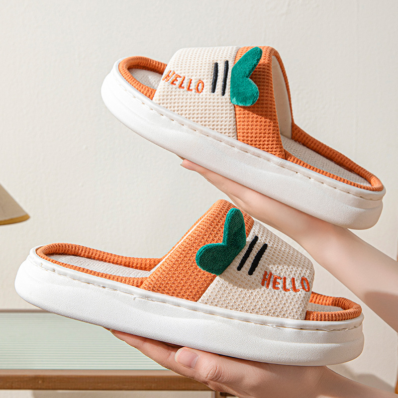 New Style Linen Slippers for W - Home And Textiles recension och pris