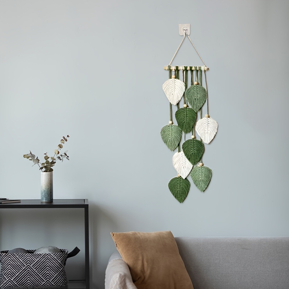 Handwoven Leaf Wall Hanging Ta - Home Textiles Europe recension och pris