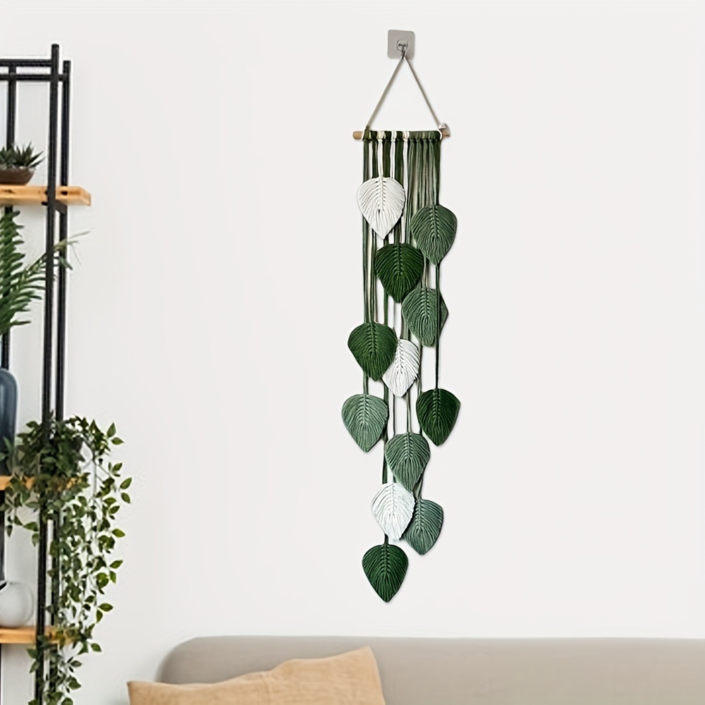 Handwoven Leaf Wall Hanging Ta - Home Textiles Europe recension och pris