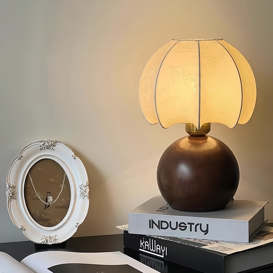 Vintage floral table lamp, med - Home And Textiles recension och pris