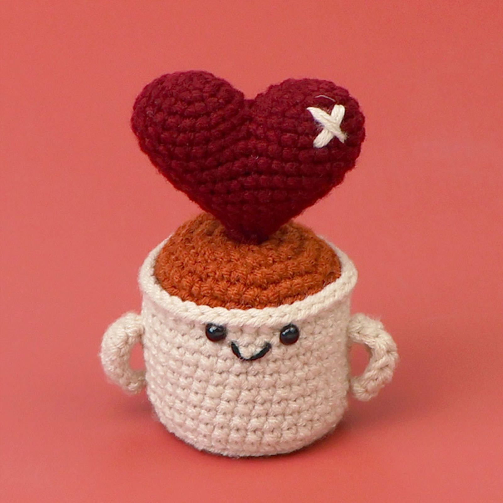 Handmade Knitted Flower Pot Re - Home Textiles Today News recension och pris