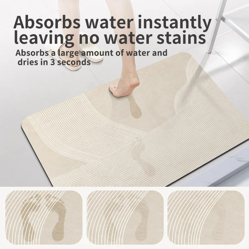 VIKAMA Diatomite Bath Mat Fast - Home Textiles Europe recension och pris
