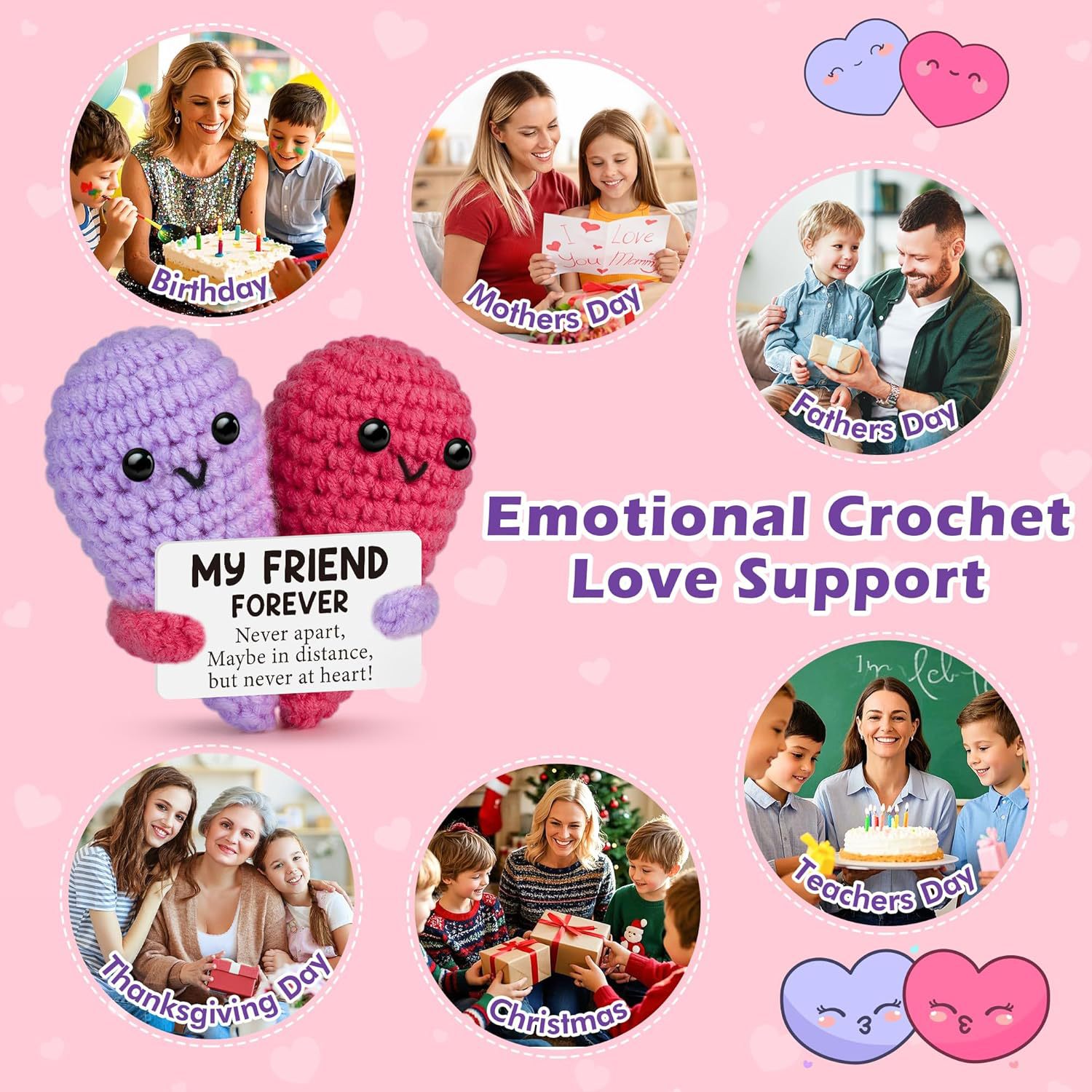 Cute Crochet Emotional Support - Home Textiles Europe recension och pris