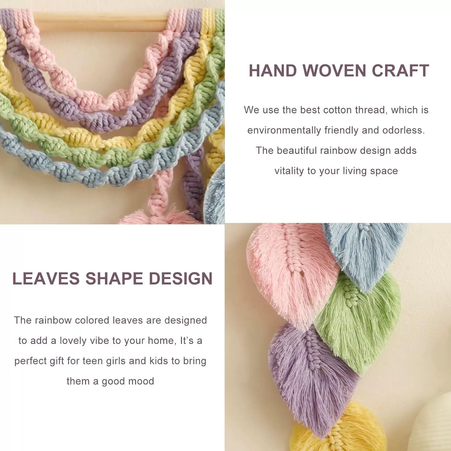 Tapestries Rainbow Leaves Feat - Home Textiles Europe recension och pris