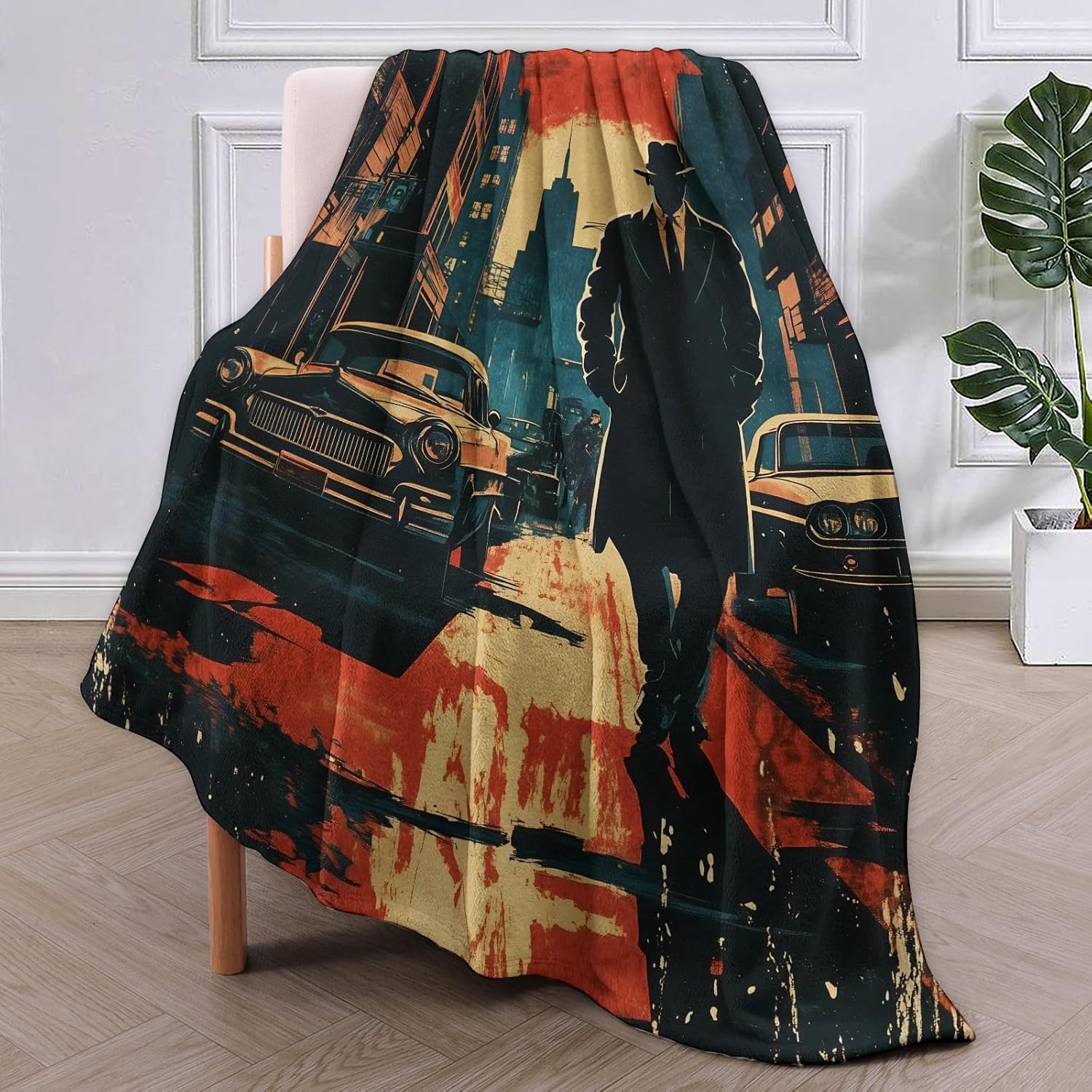 Noir Detective Blanket Gifts f - Quality Home Textiles recension och pris