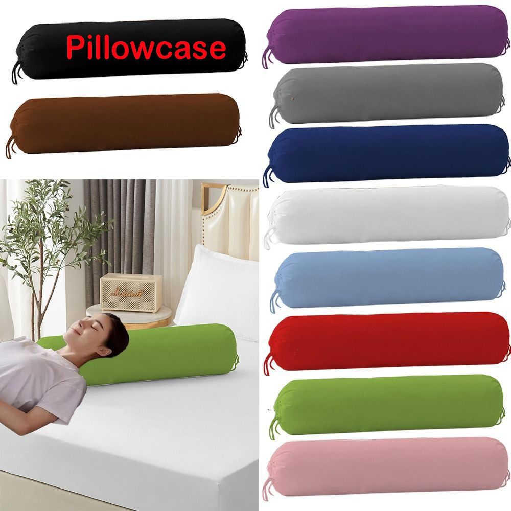Solid Color Long Cylindrical P - Bolster Pillow Long recension och pris